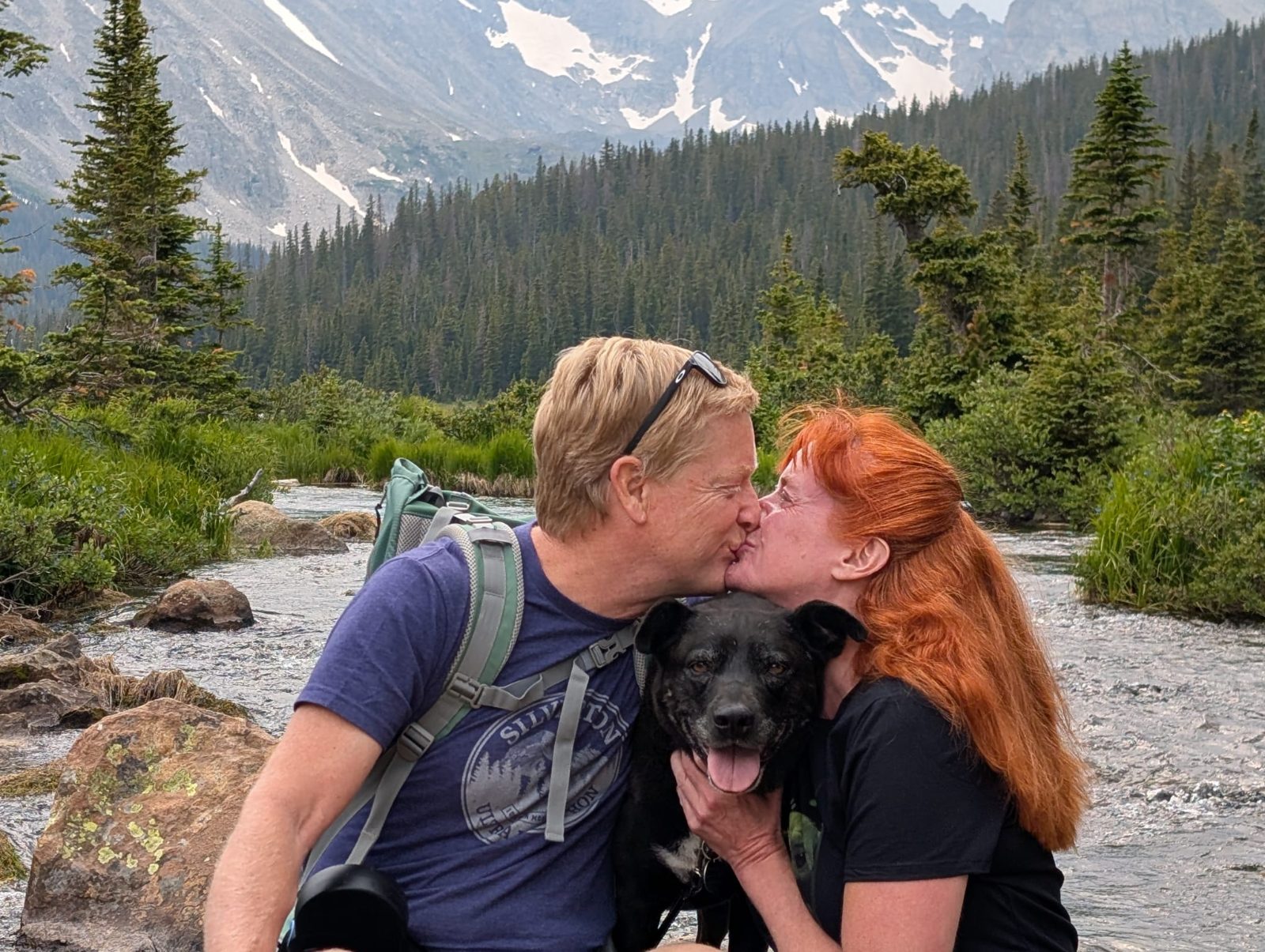 Bob, Annette, and the dog