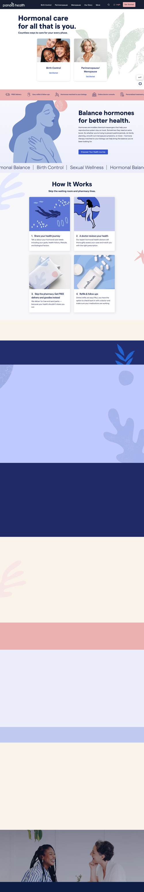 Pandia Health landing page