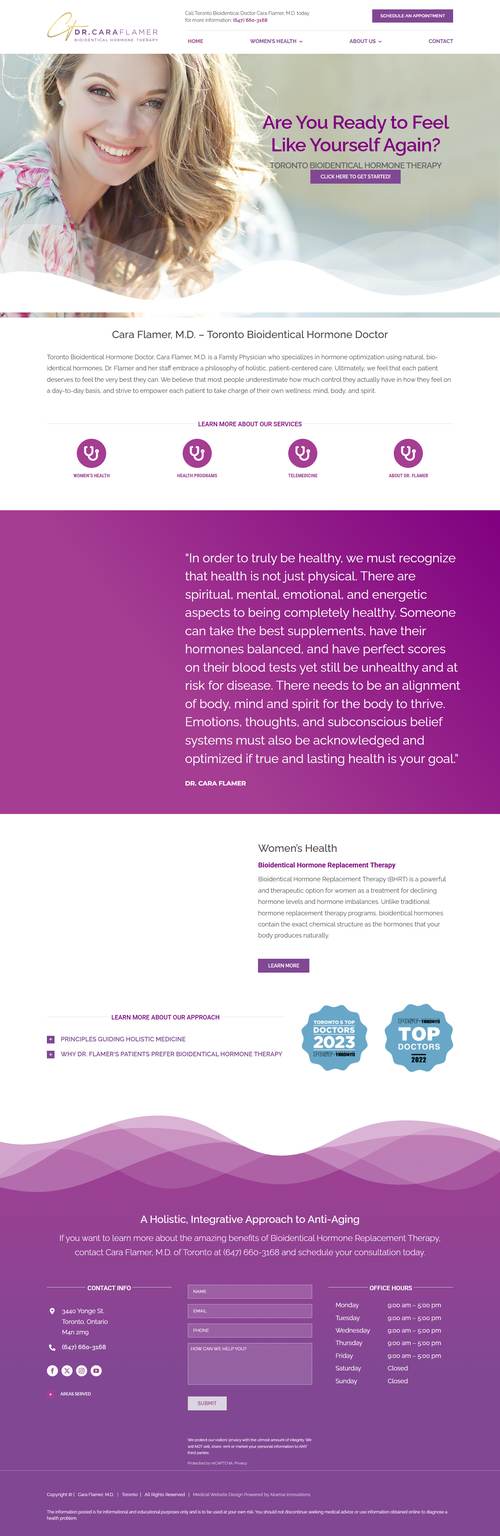 Toronto Bioidentical (Dr. Cara Flamer)