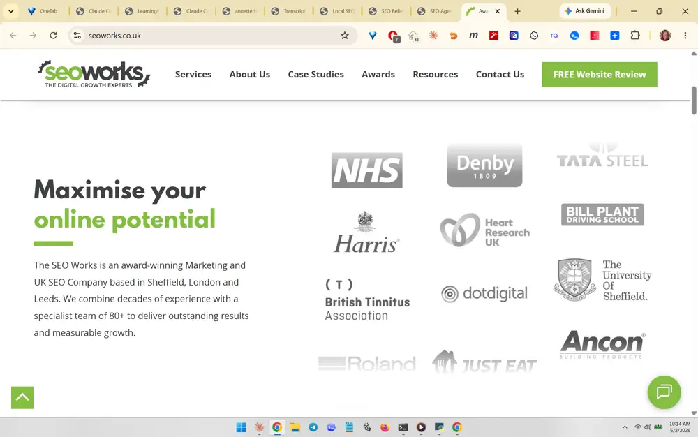 SEO Works (seoworks.co.uk) screenshot 378