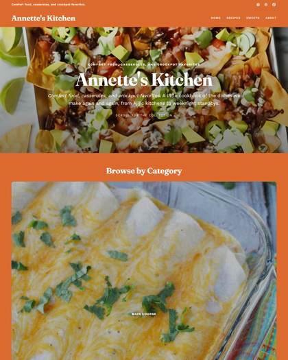 Top of the Deliciously Seasoned style page