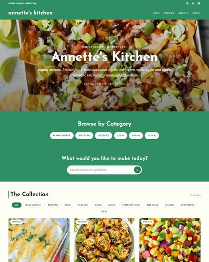 Top of the Dinner in 321 style page