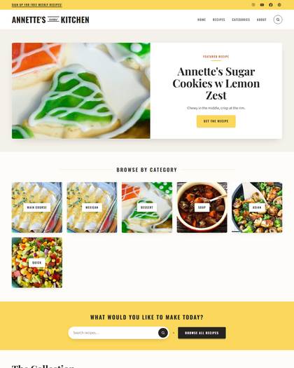 Top of the Gimme Some Oven style page
