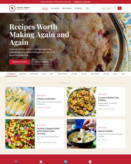 Top of the King Arthur Baking style page