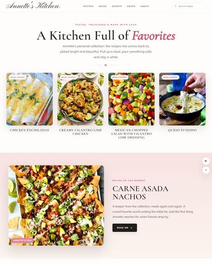 Top of the Preppy Kitchen style page