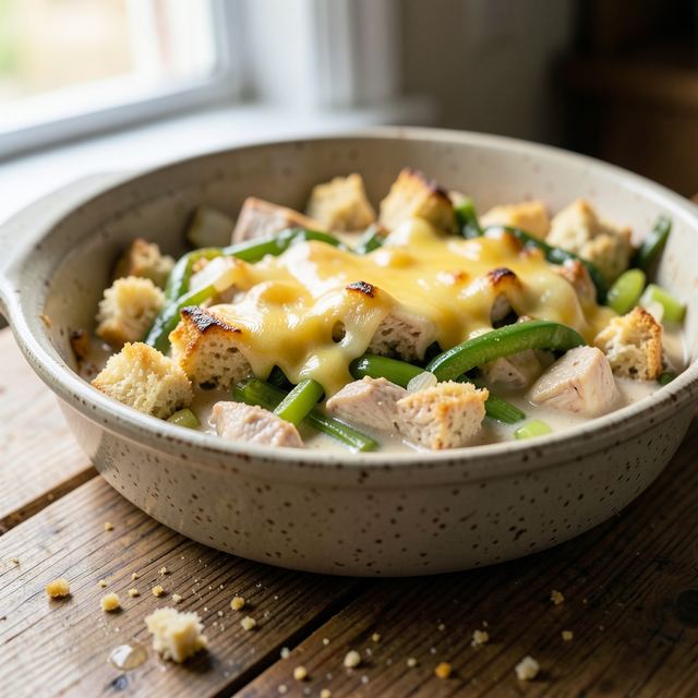 Cowboy Casserole with Cornbread and Chicken, FLUX.2 klein 4B