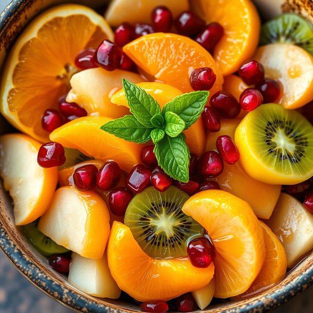 Winter Fruit Salad, FLUX.1 schnell