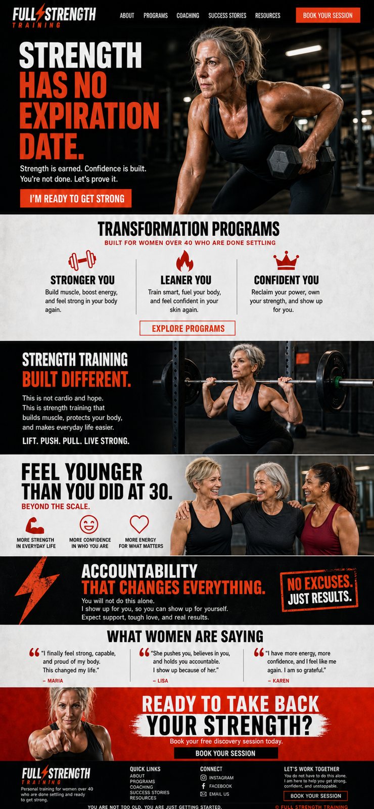 The Challenger archetype, female trainer