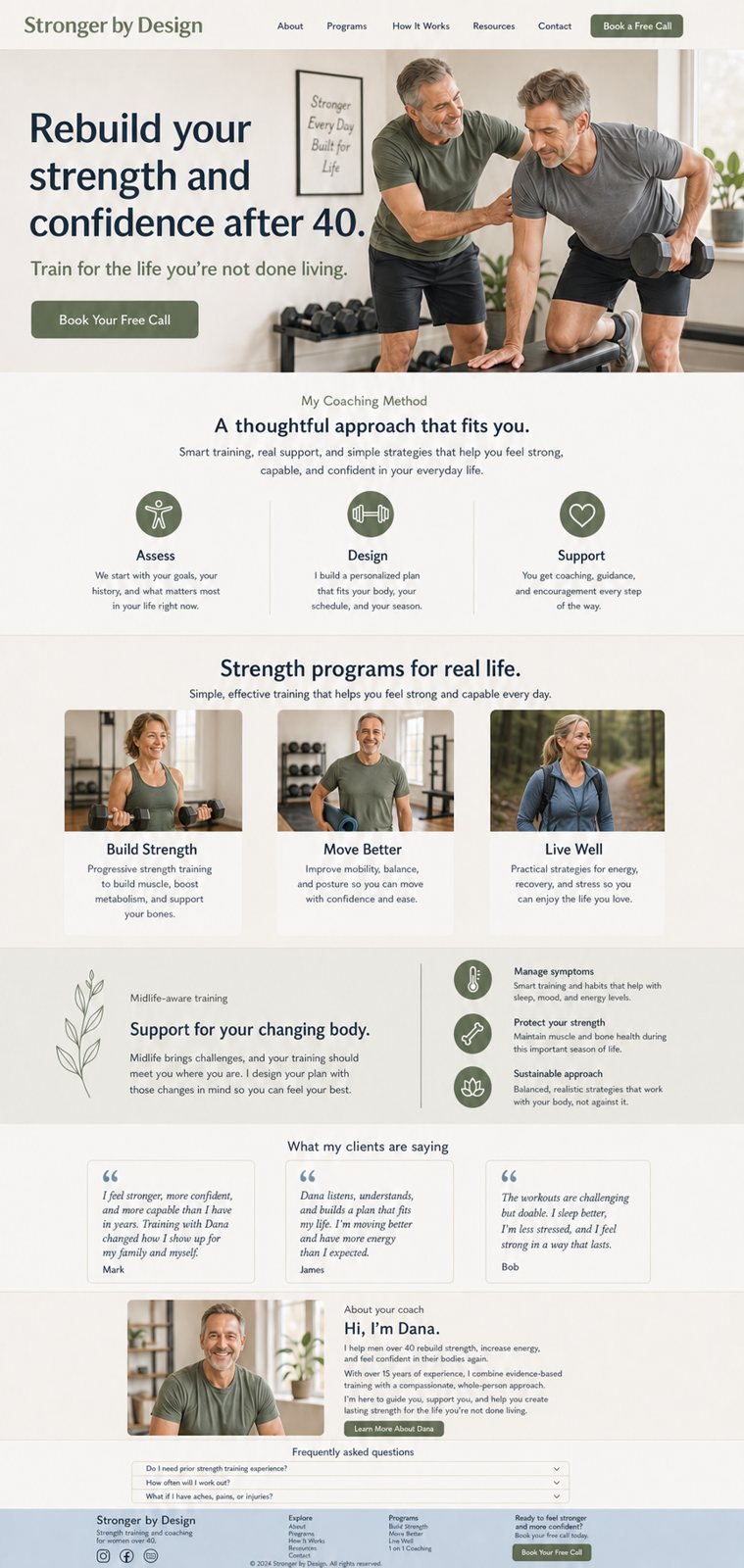 The Guide archetype, male trainer